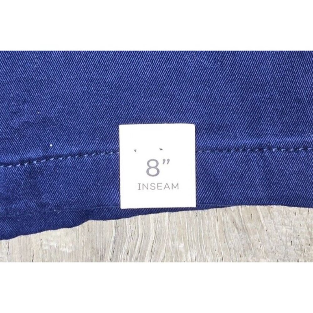 St.John's Bay Womens Short Mid Rise Secretly Slender American Navy Tummy Control - Picture 6 of 7